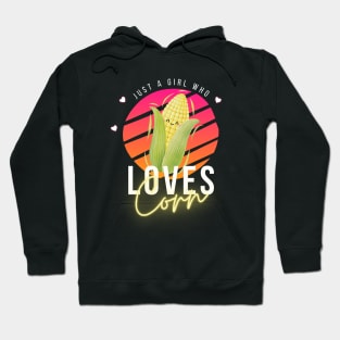 Just A Girl Who Loves Corn Colorful Hoodie